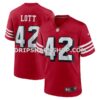 NFL28ef90M01-157e76 Mens Nike Ronnie Lott Scarlet San Francisco 49ers Retired Player Alternate Game Jersey Pi4768000