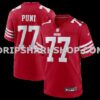 NFL28f04fM01-4b8f66 Mens Nike Dominick Puni Scarlet San Francisco 49ers Team Game Jersey