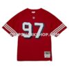 Mens Mitchell And Ness Bryant Young Scarlet San Francisco 49ers Legacy Replica Jersey
