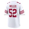 Mens Nike Patrick Willis White San Francisco 49ers Retired Player Game Jersey Pi4825000