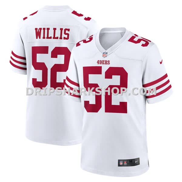 Mens Nike Patrick Willis White San Francisco 49ers Retired Player Game Jersey Pi4825000