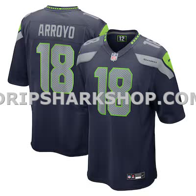 Mens Nike Elijah Arroyo College Navy Seattle Seahawks Team Game Jersey