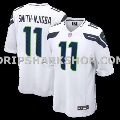Mens Nike Jaxon Smith Njigba White Seattle Seahawks Game Jersey