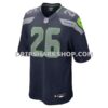 Mens Nike Zach Charbonnet College Navy Seattle Seahawks Game Jersey