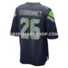 Mens Nike Zach Charbonnet College Navy Seattle Seahawks Game Jersey