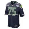 Mens Nike Anthony Bradford College Navy Seattle Seahawks Game Jersey