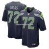 Mens Nike Abraham Lucas College Navy Seattle Seahawks Game Jersey