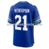 Mens Nike Devon Witherspoon Royal Seattle Seahawks Throwback Player Game Jersey