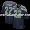 NFL291cc7M01-83335b Mens Nike Rashid Shaheed College Navy Seattle Seahawks Team Game Jersey