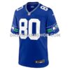 Mens Nike Steve Largent Royal Seattle Seahawks Throwback Retired Player Game Jersey