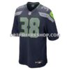 Mens Nike Brady Russell College Navy Seattle Seahawks Game Jersey