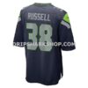 Mens Nike Brady Russell College Navy Seattle Seahawks Game Jersey