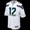 NFL29256dG05-6037a8 Mens Nike 12s White Seattle Seahawks Game Jersey