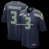 Mens Nike Nick Emmanwori College Navy Seattle Seahawks Super Bowl Lx Patch Game Jersey