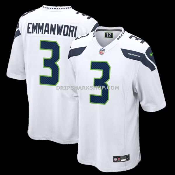 Mens Nike Nick Emmanwori White Seattle Seahawks Game Jersey