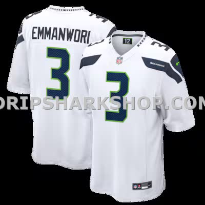 Mens Nike Nick Emmanwori White Seattle Seahawks Game Jersey