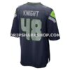 Mens Nike Tyrice Knight College Navy Seattle Seahawks Game Jersey