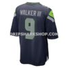 Mens Nike Kenneth Walker Iii College Navy Seattle Seahawks Team Game Jersey