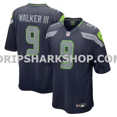 Mens Nike Kenneth Walker Iii College Navy Seattle Seahawks Team Game Jersey
