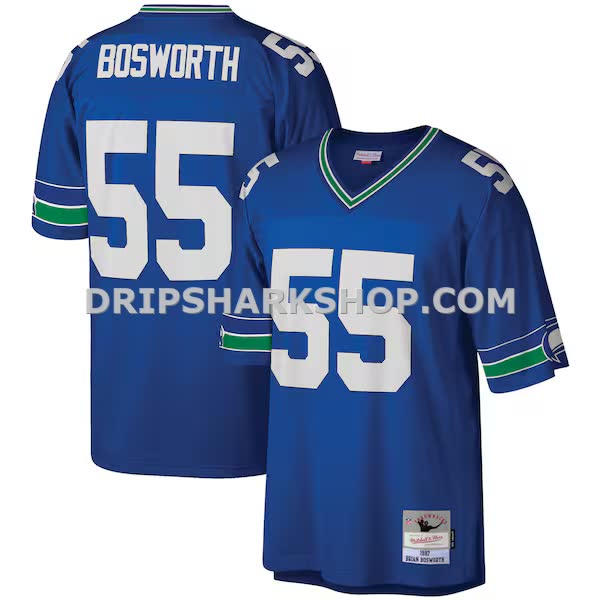 Mens Mitchell And Ness Brian Bosworth Royal Seattle Seahawks Legacy Replica Jersey Pi3610000