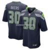 Mens Nike Cam Akers College Navy Seattle Seahawks Team Game Jersey