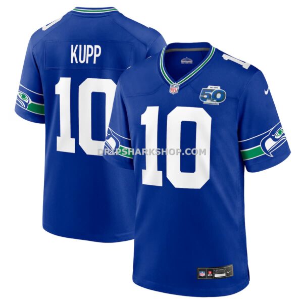 Mens Nike Cooper Kupp Royal Seattle Seahawks Alternate 50th Season Game Jersey