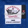 Mens Mitchell And Ness Steve Largent Royal Seattle Seahawks 1985 Authentic Throwback Retired Player Jersey