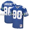 Mens Mitchell And Ness Steve Largent Royal Seattle Seahawks 1985 Authentic Throwback Retired Player Jersey