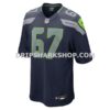 Mens Nike Charles Cross College Navy Seattle Seahawks Game Jersey