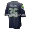 NFL295f99G06-88f741 Mens Nike George Holani College Navy Seattle Seahawks Team Game Jersey