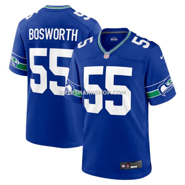 Mens Nike Brian Bosworth Royal Seattle Seahawks Retired Player Alternate Game Jersey