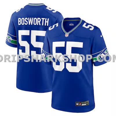 Mens Nike Brian Bosworth Royal Seattle Seahawks Retired Player Alternate Game Jersey