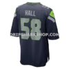 NFL2967a8G07-a48cae Mens Nike Derick Hall College Navy Seattle Seahawks Game Jersey