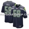 NFL2967a8M01-d01696 Mens Nike Derick Hall College Navy Seattle Seahawks Game Jersey