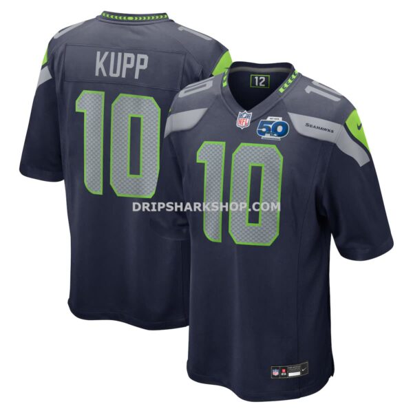 Mens Nike Cooper Kupp College Navy Seattle Seahawks Team 50th Season Game Jersey