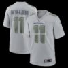 Mens Nike Jaxon Smith Njigba Gray Seattle Seahawks Atmosphere Fashion Game Jersey