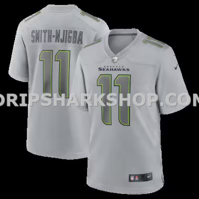 Mens Nike Jaxon Smith Njigba Gray Seattle Seahawks Atmosphere Fashion Game Jersey