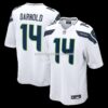 Mens Nike Sam Darnold White Seattle Seahawks Game Jersey