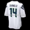 Mens Nike Sam Darnold White Seattle Seahawks Game Jersey