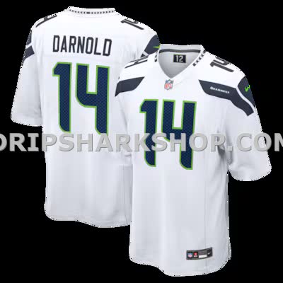 Mens Nike Sam Darnold White Seattle Seahawks Game Jersey