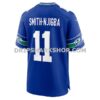 NFL2987ebG06-99a4e4 Mens Nike Jaxon Smith Njigba Royal Seattle Seahawks Throwback Player Game Jersey