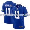 NFL2987ebM01-b09d41 Mens Nike Jaxon Smith Njigba Royal Seattle Seahawks Throwback Player Game Jersey