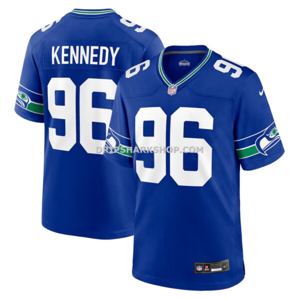 Mens Nike Cortez Kennedy Royal Seattle Seahawks Retired Player Alternate Game Jersey