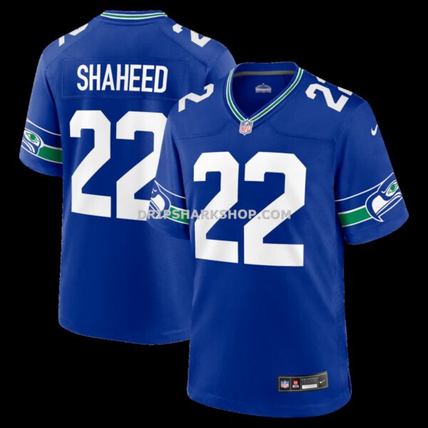 Mens Nike Rashid Shaheed Royal Seattle Seahawks Alternate Game Jersey