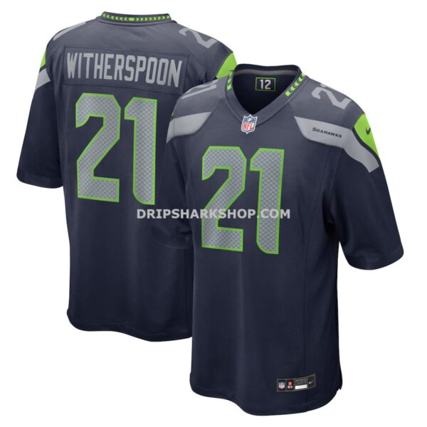 Mens Nike Devon Witherspoon College Navy Seattle Seahawks Game Jersey
