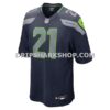 Mens Nike Devon Witherspoon College Navy Seattle Seahawks Game Jersey