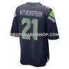 Mens Nike Devon Witherspoon College Navy Seattle Seahawks Game Jersey