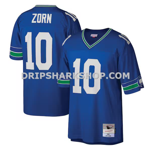 Mens Mitchell And Ness Jim Zorn Royal Seattle Seahawks Legacy Replica Jersey Pi3610000