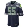 NFL299b09G05-1802f6 Mens Nike Olu Oluwatimi College Navy Seattle Seahawks Team Game Jersey