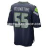 NFL299b09G06-ae3c51 Mens Nike Olu Oluwatimi College Navy Seattle Seahawks Team Game Jersey